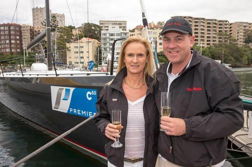 Matt and Lisa Allen at the launch of Ichi Ban &copy; Andrea Francolini